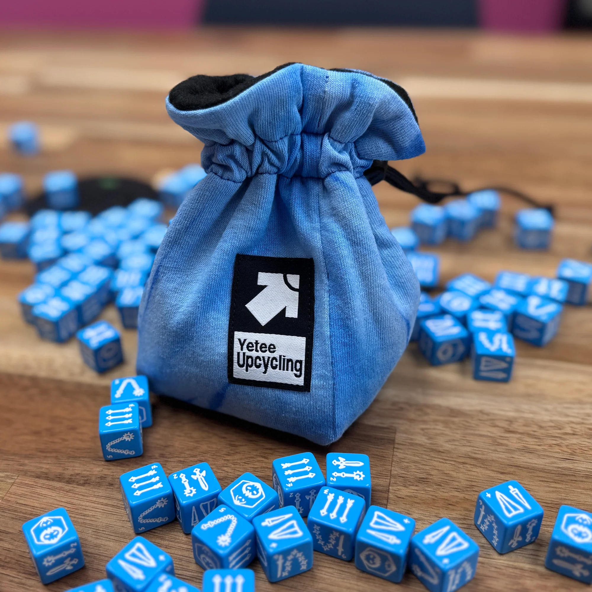 Upcycling TieDye Dice Bag - Image 3